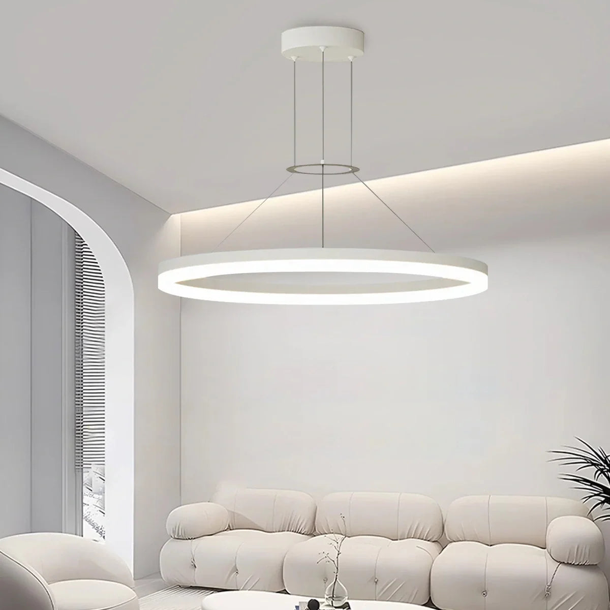 Circular Led Pendant Light for Living Room Kitchen – detail 17