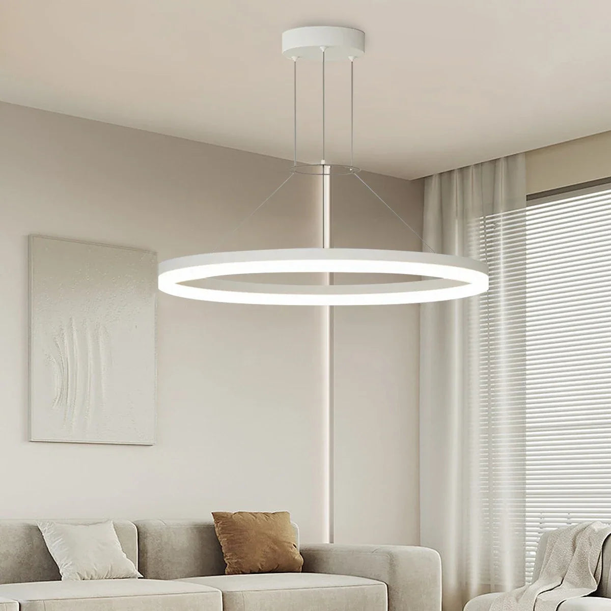 Circular Led Pendant Light for Living Room Kitchen – detail 18