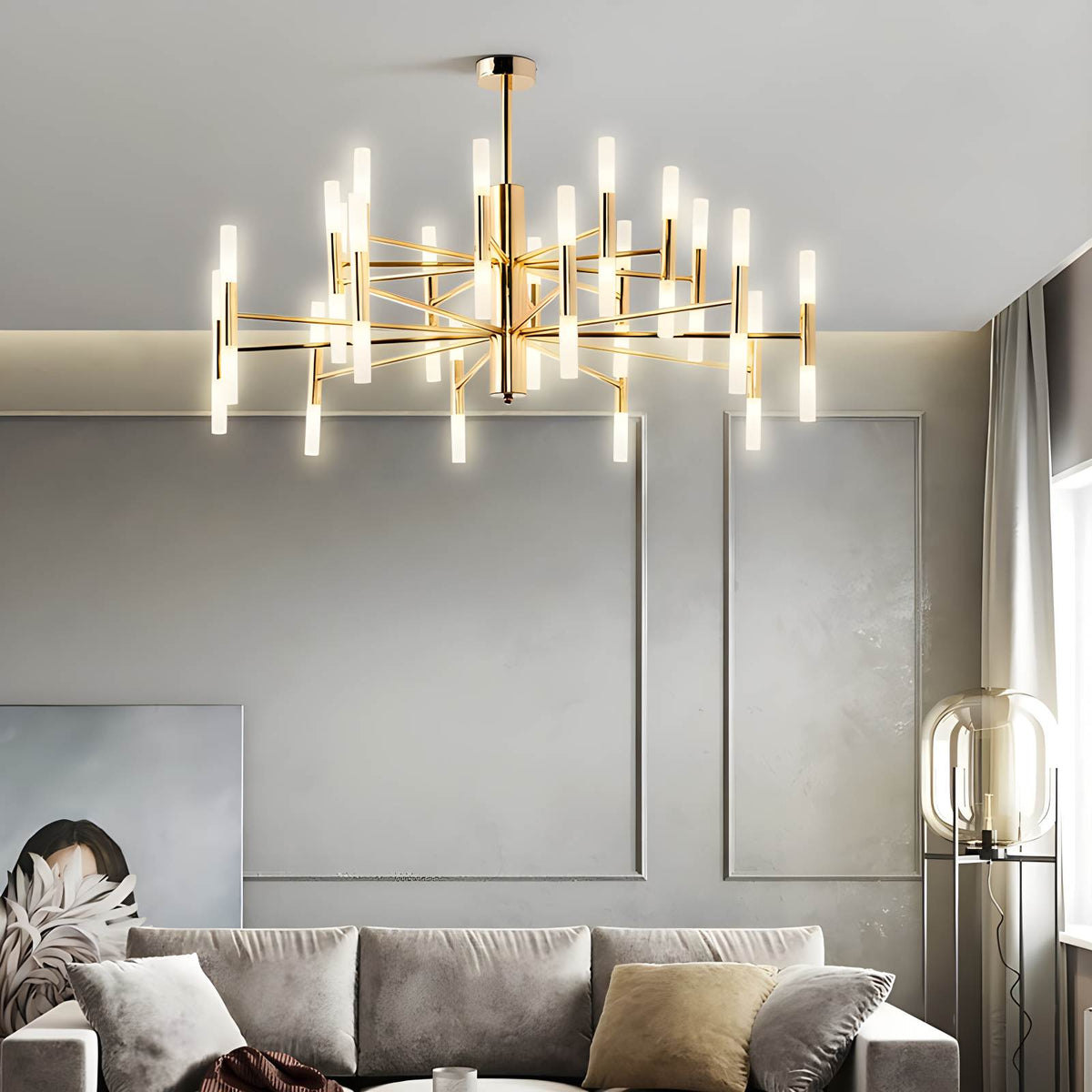 Adjustable Round Tube Chandelier – detail 34
