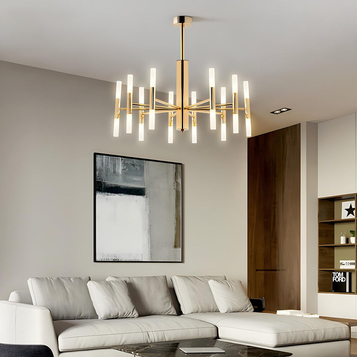 Adjustable Round Tube Chandelier – detail 22