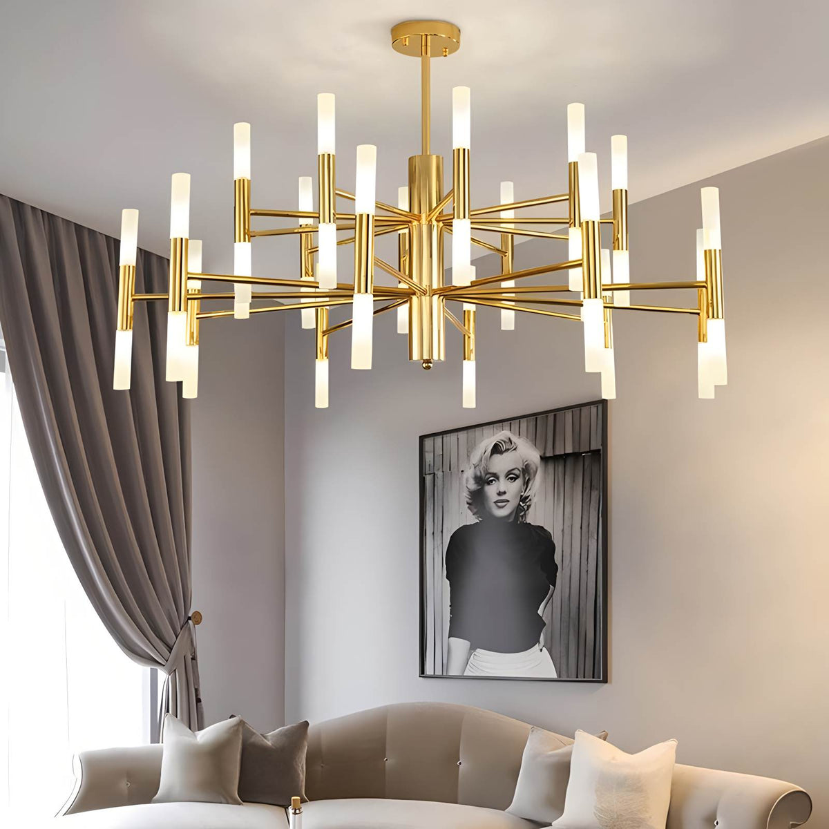Adjustable Round Tube Chandelier – detail 33