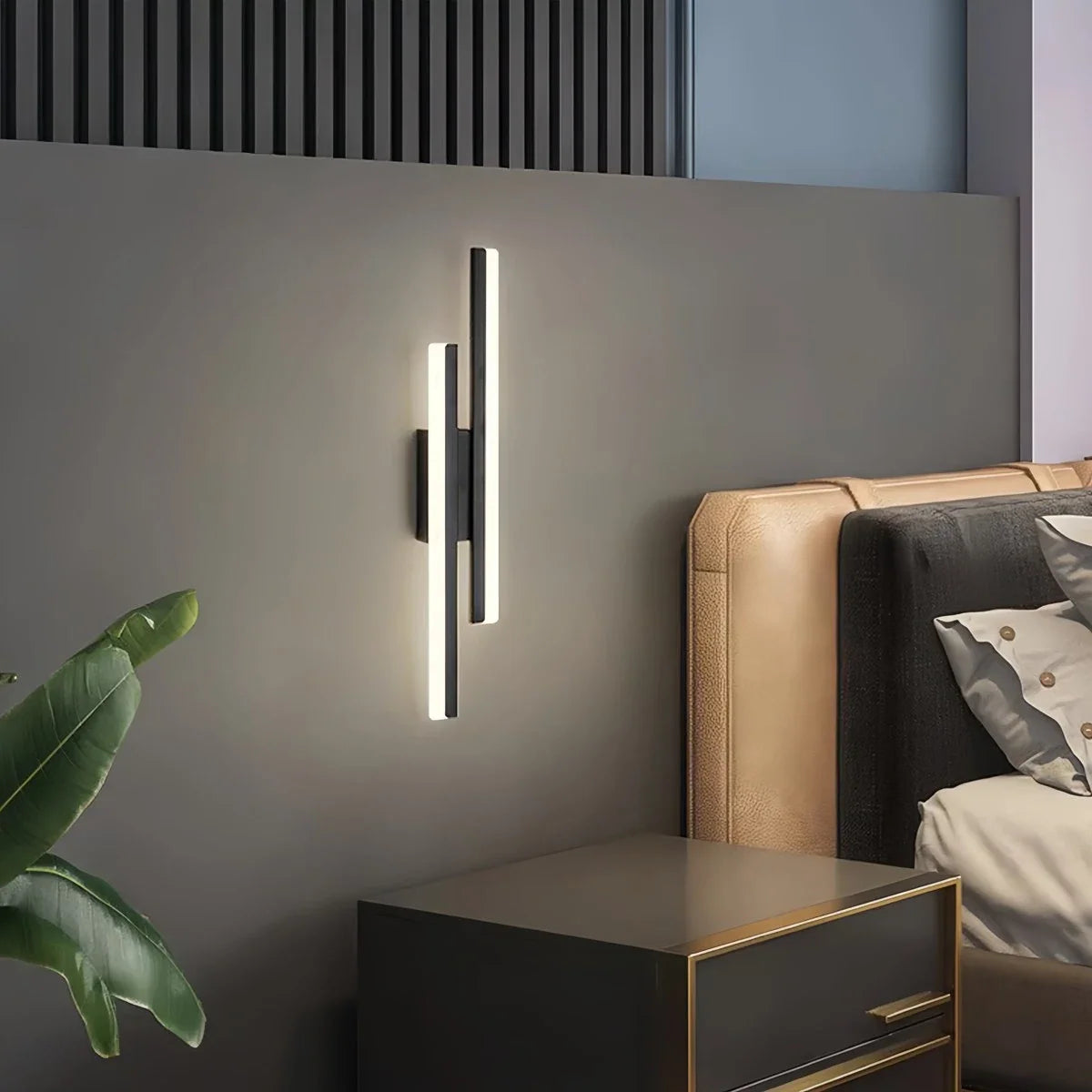 Alana Minimalist H-Shaped Wall Lamp – detail 11