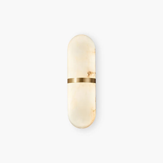 Melange Pill Form Spanish Alabaster Wall Sconce