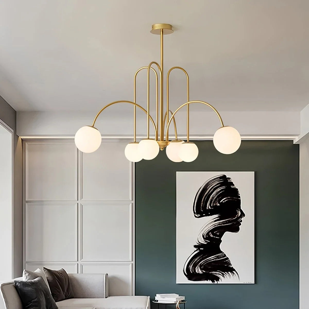 Avi Double Layer Glass Chandelier – Glass detail 20