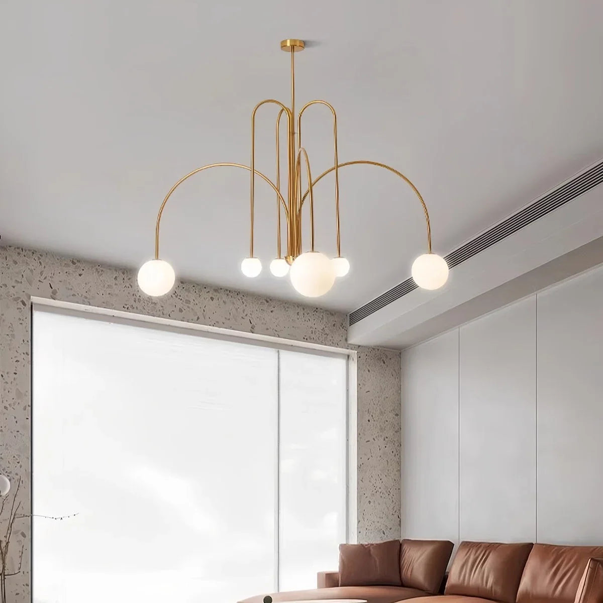 Avi Double Layer Glass Chandelier – Glass detail 21
