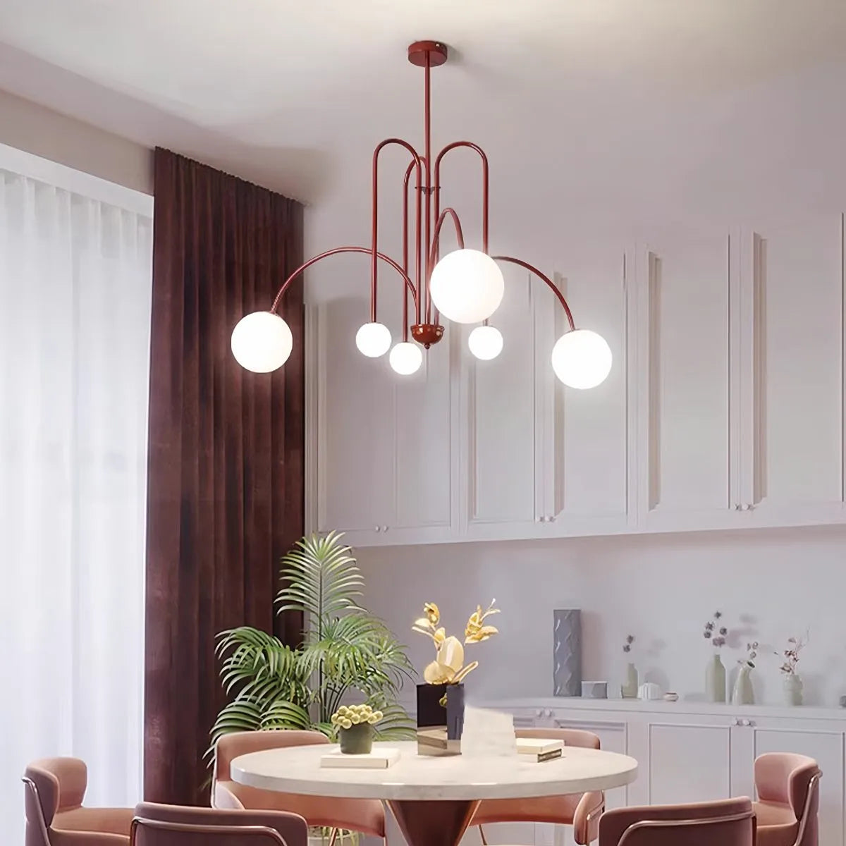 Avi Double Layer Glass Chandelier – Glass detail 39