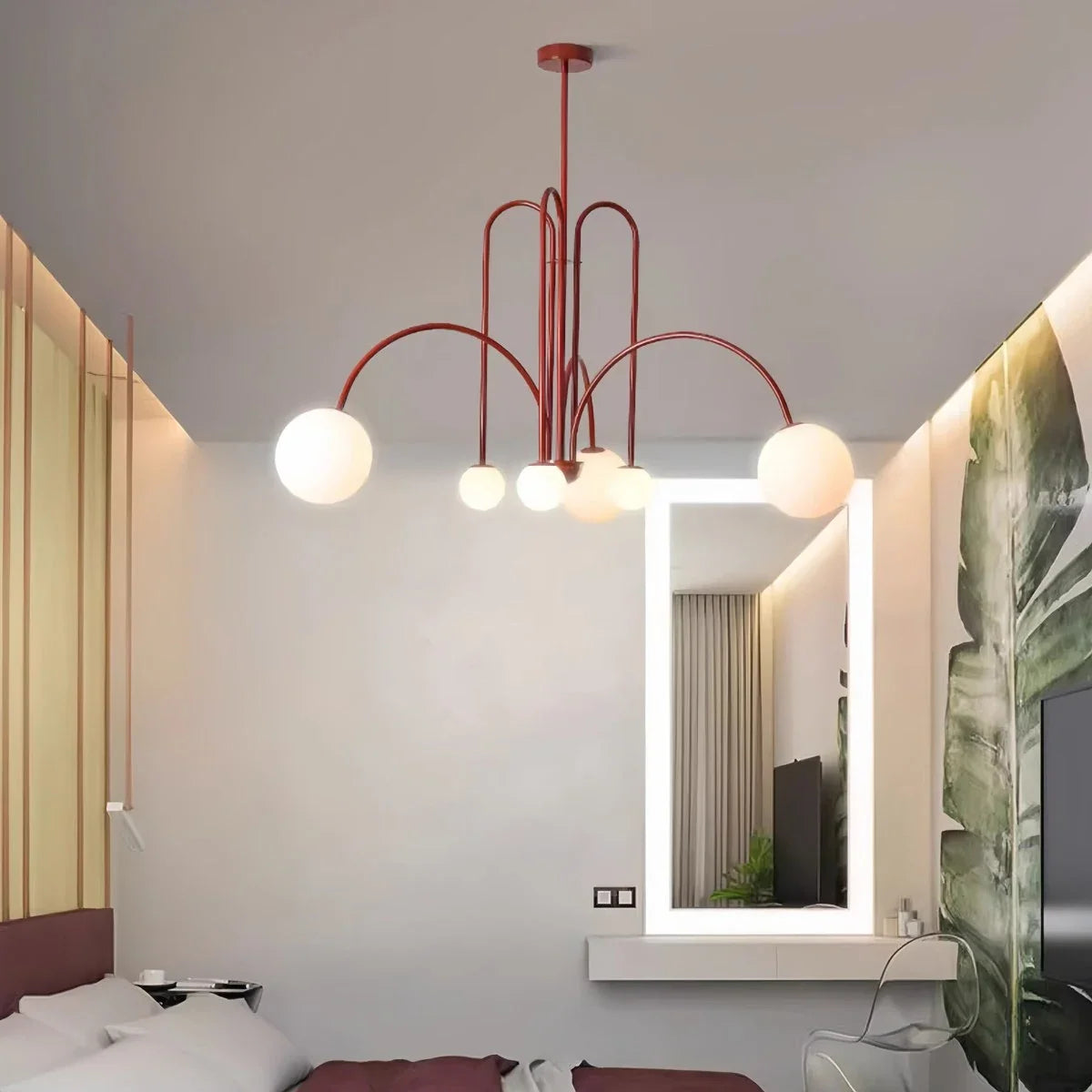 Avi Double Layer Glass Chandelier – Glass detail 40