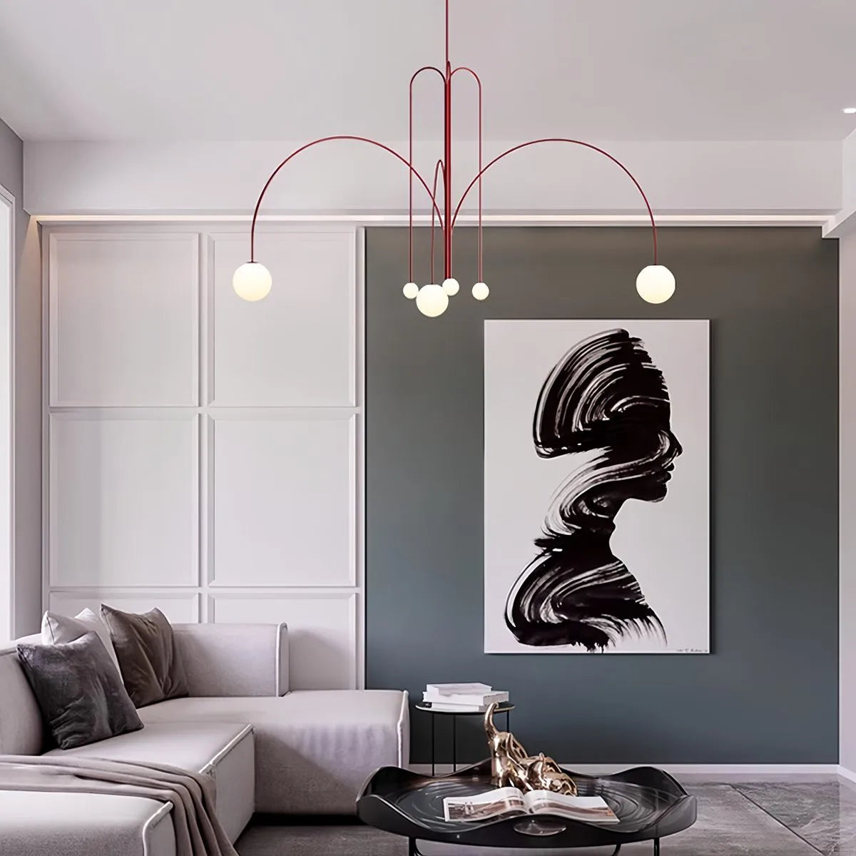 Avi Double Layer Glass Chandelier – Glass detail 42