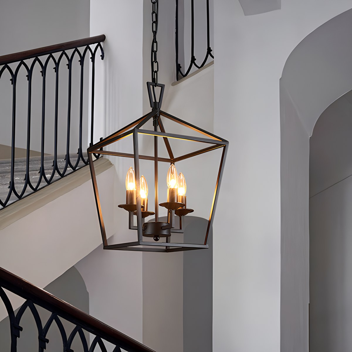 Bird Cage Iron Pendant Lamp for Dining Room – Iron detail 6