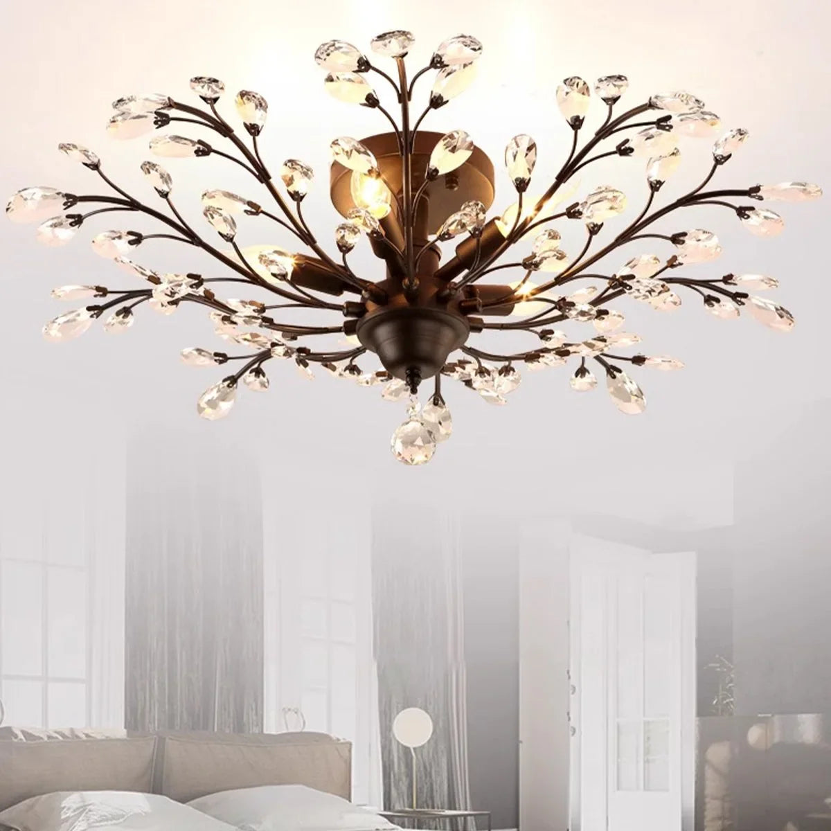 Branch Crystal Chandelier for Living Room – Crystal detail 11