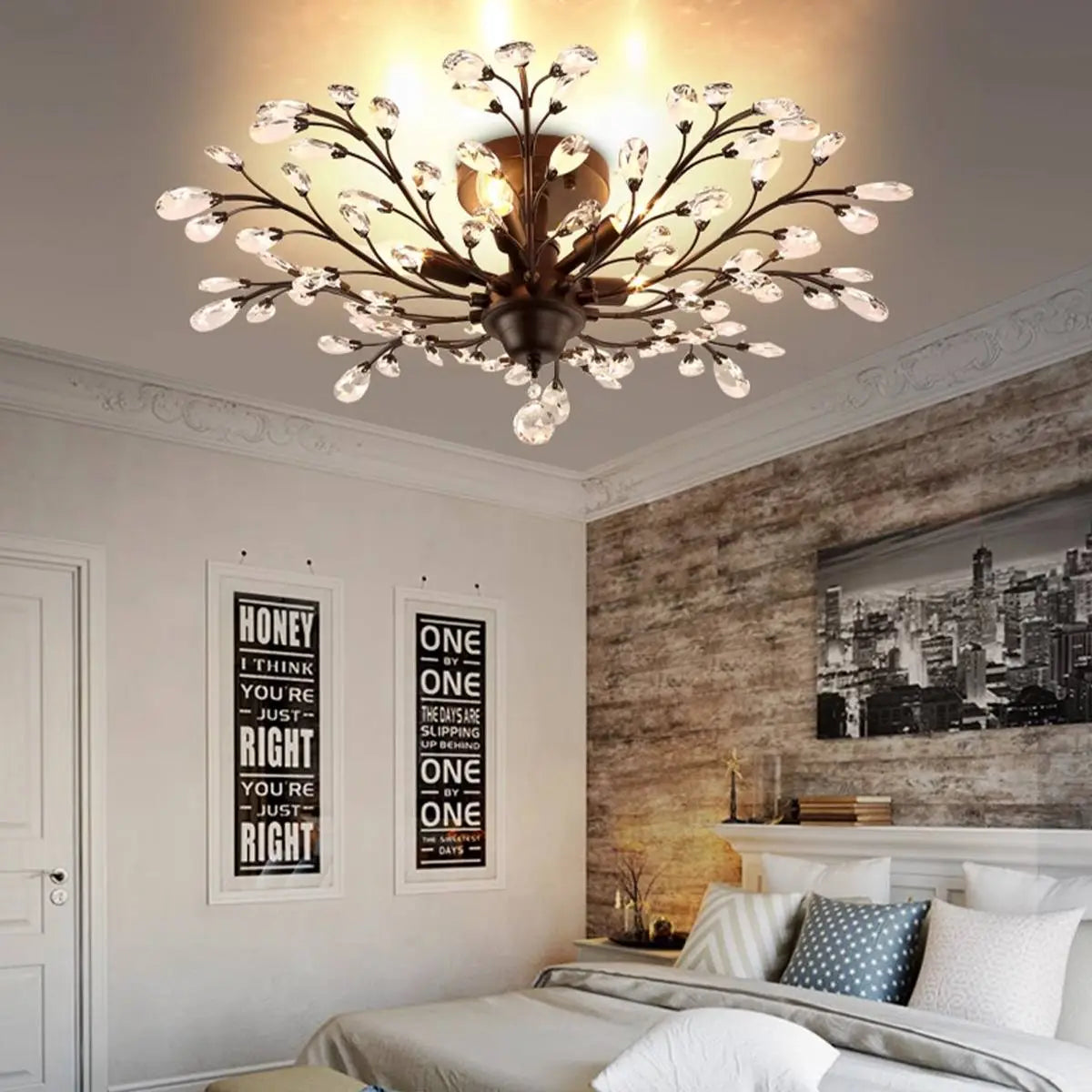 Branch Crystal Chandelier for Living Room – Crystal detail 12