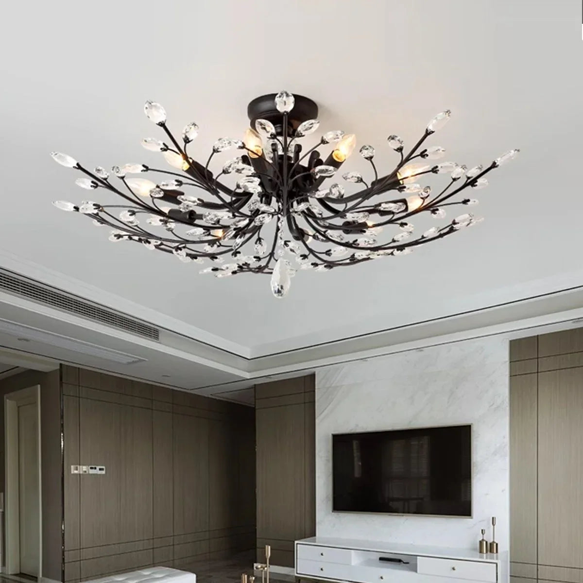 Branch Crystal Chandelier for Living Room – Crystal detail 13