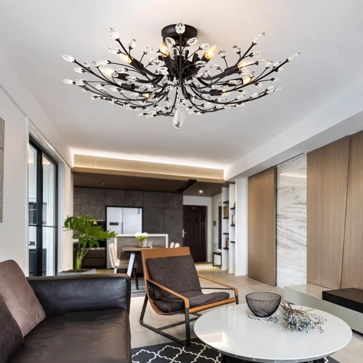 Branch Crystal Chandelier for Living Room – Crystal detail 14