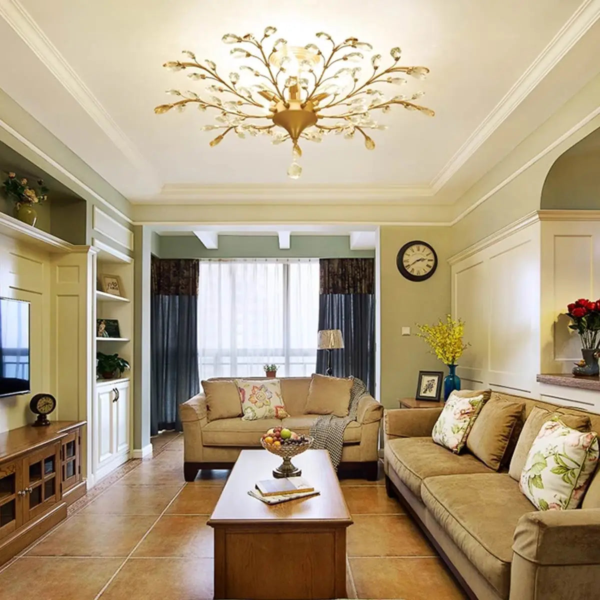 Branch Crystal Chandelier for Living Room – Crystal detail 24
