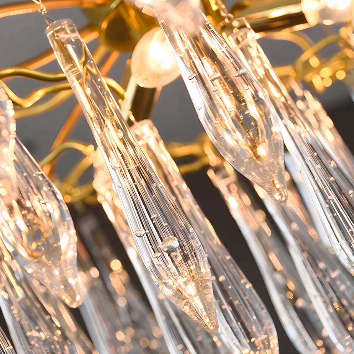 Branch Water Droplet Chandelier – detail 11