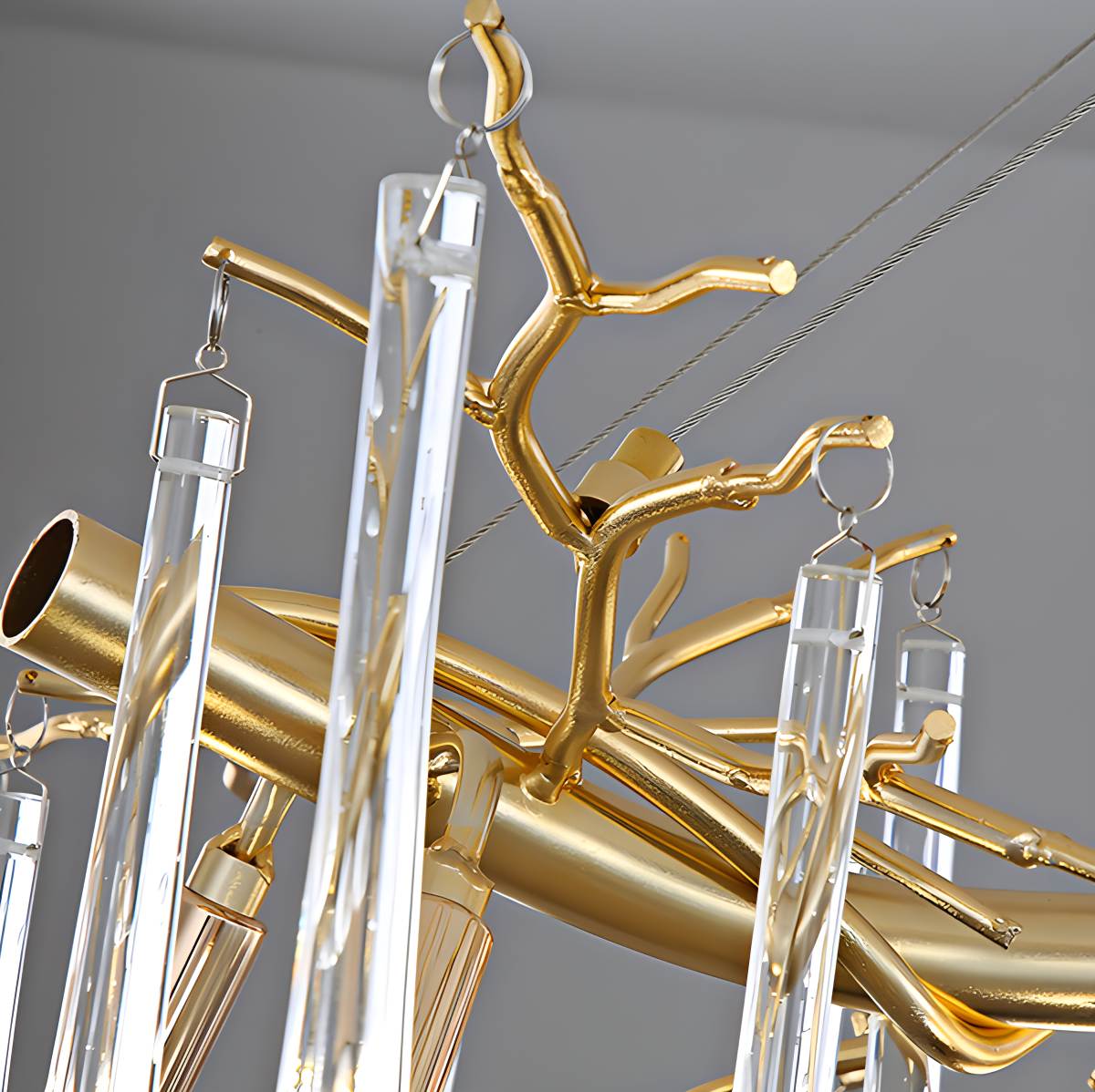 Branch Water Droplet Chandelier – detail 12