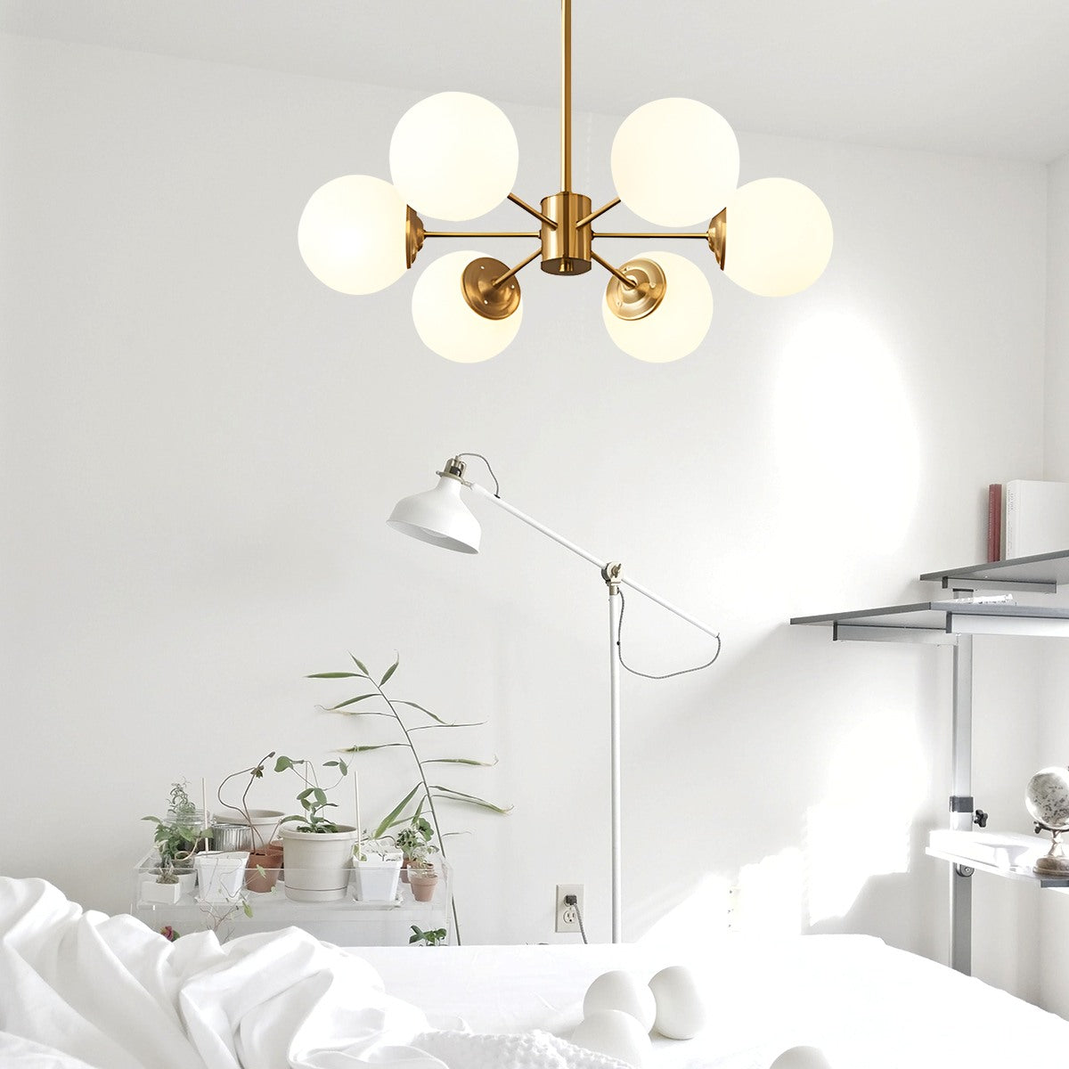 Melanie Glass Bubble Chandelier – Glass detail 5