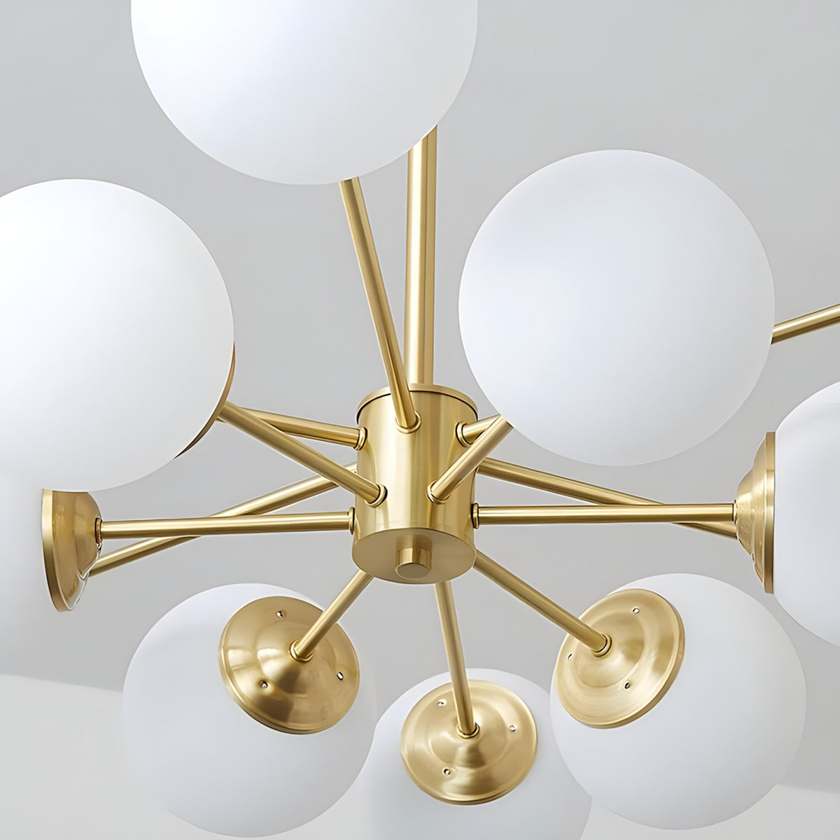 Melanie Glass Bubble Chandelier – Glass detail 14