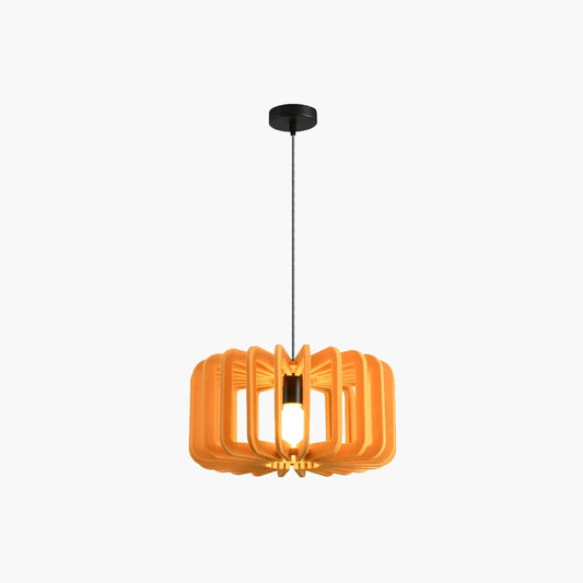 Column Shaped Birdcage Acoustic Pendant Light