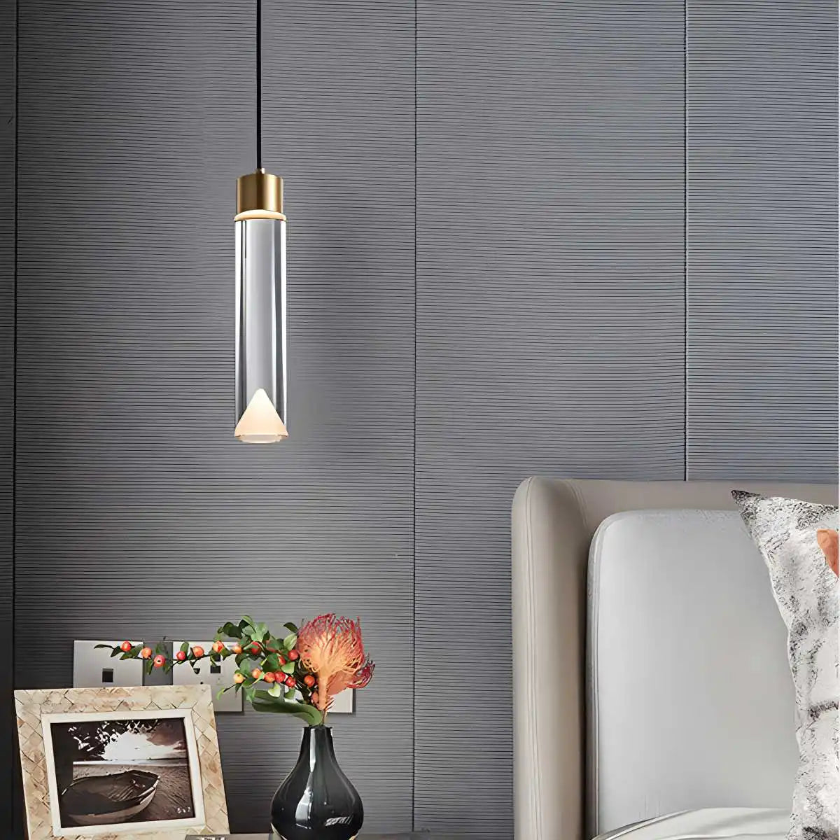 Copper Crystal Pendant Light Multiple Styles Available – Crystal detail 15