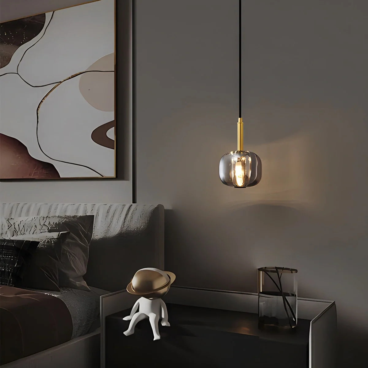 Copper Crystal Pendant Light Multiple Styles Available – Crystal detail 49