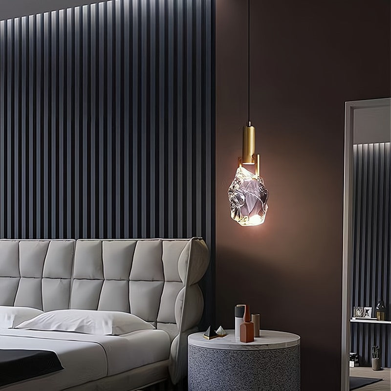 Copper Crystal Pendant Light Multiple Styles Available – Crystal detail 43