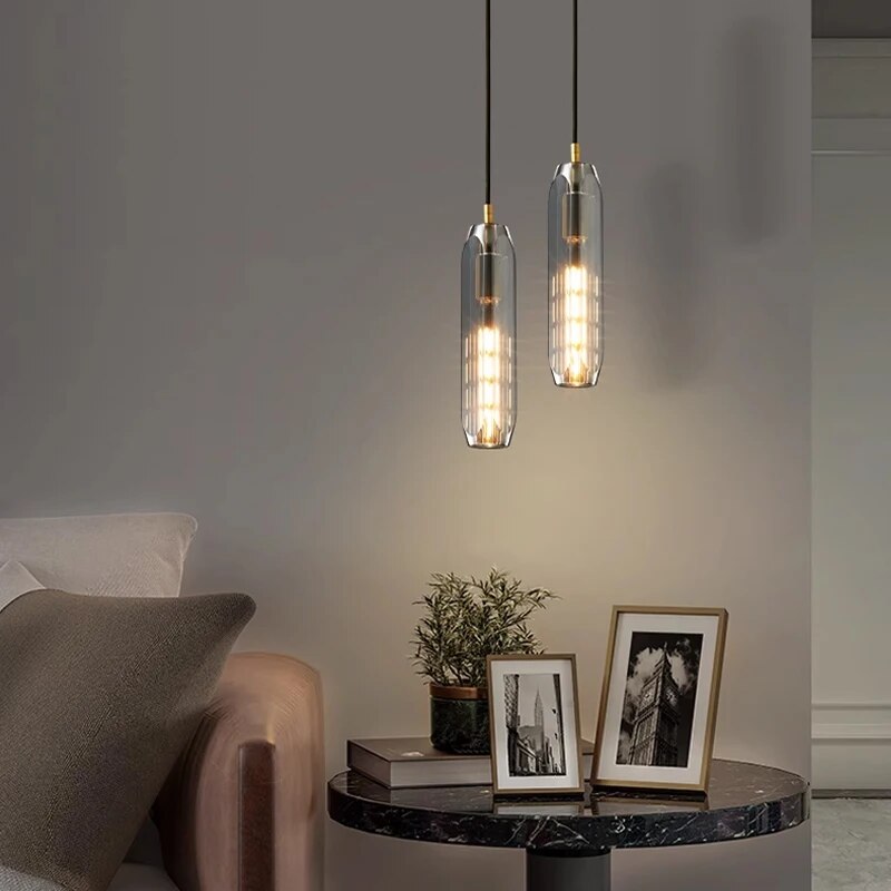 Copper Crystal Pendant Light Multiple Styles Available – Crystal detail 31