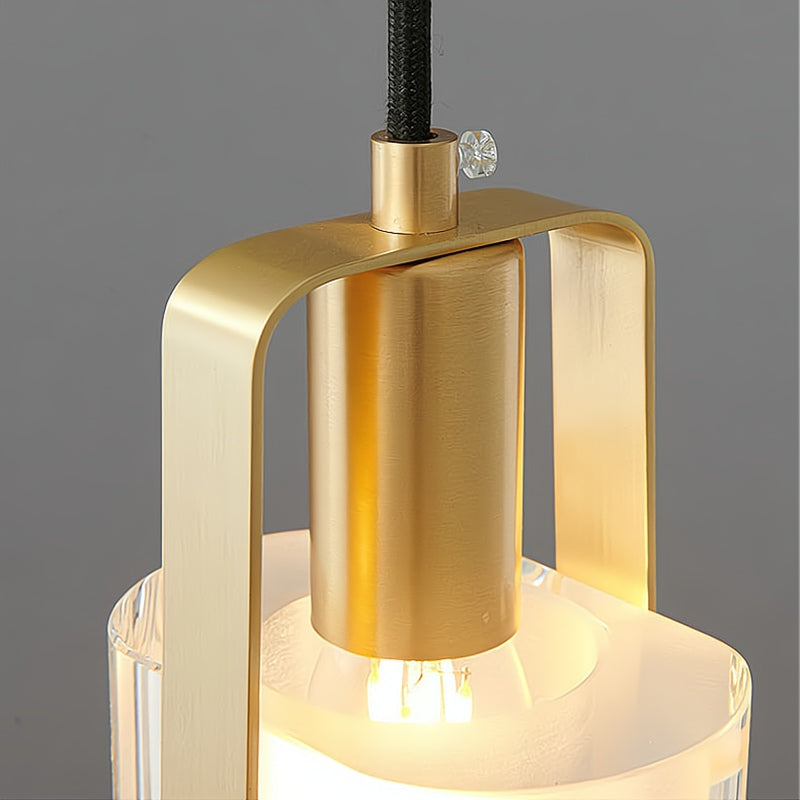 Copper Crystal Pendant Light Multiple Styles Available – Crystal detail 37