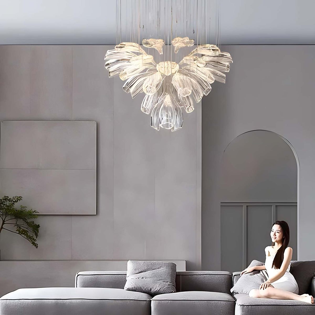 Italian Creative Bud Ceiling Chandelier – detail 7