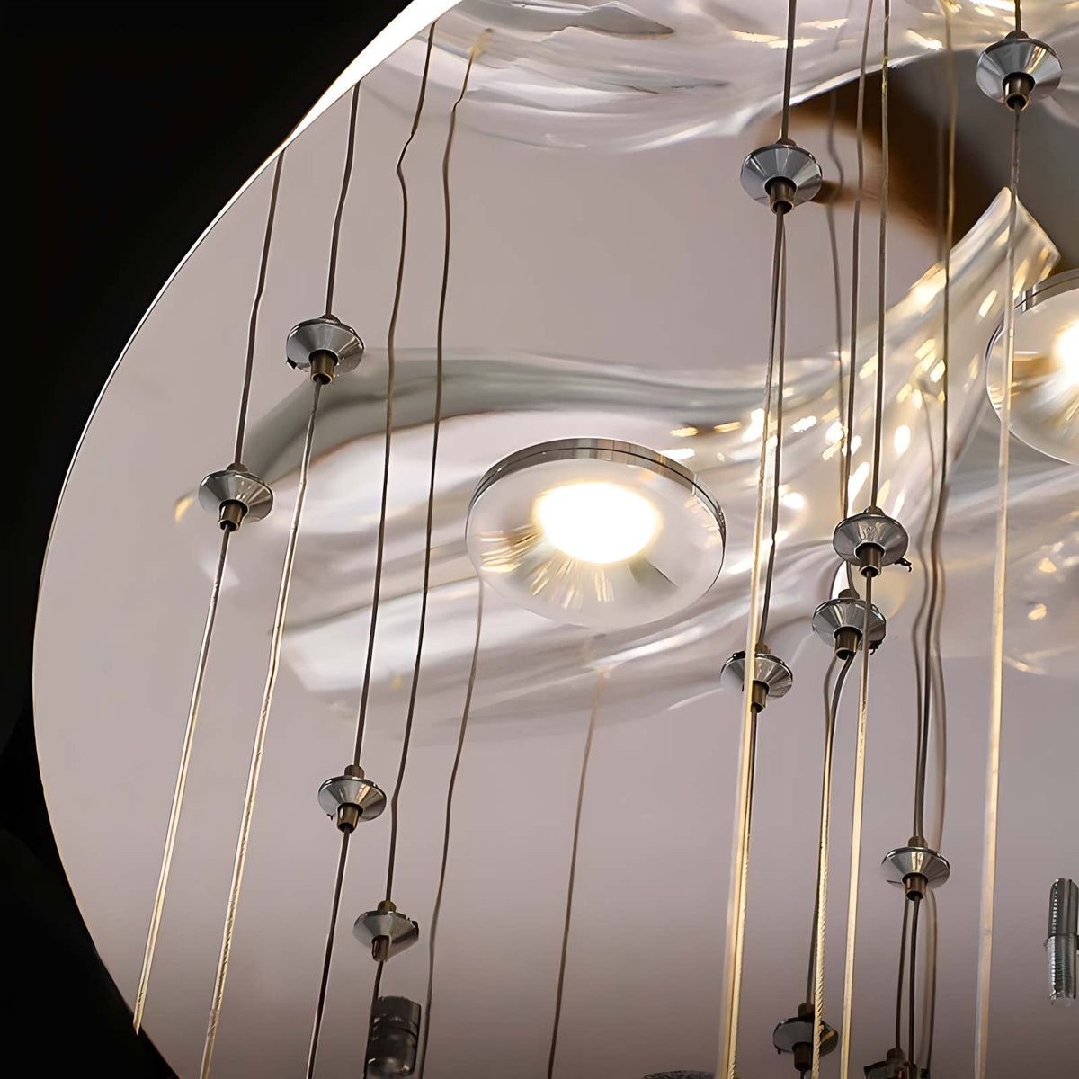 Italian Creative Bud Ceiling Chandelier – detail 14