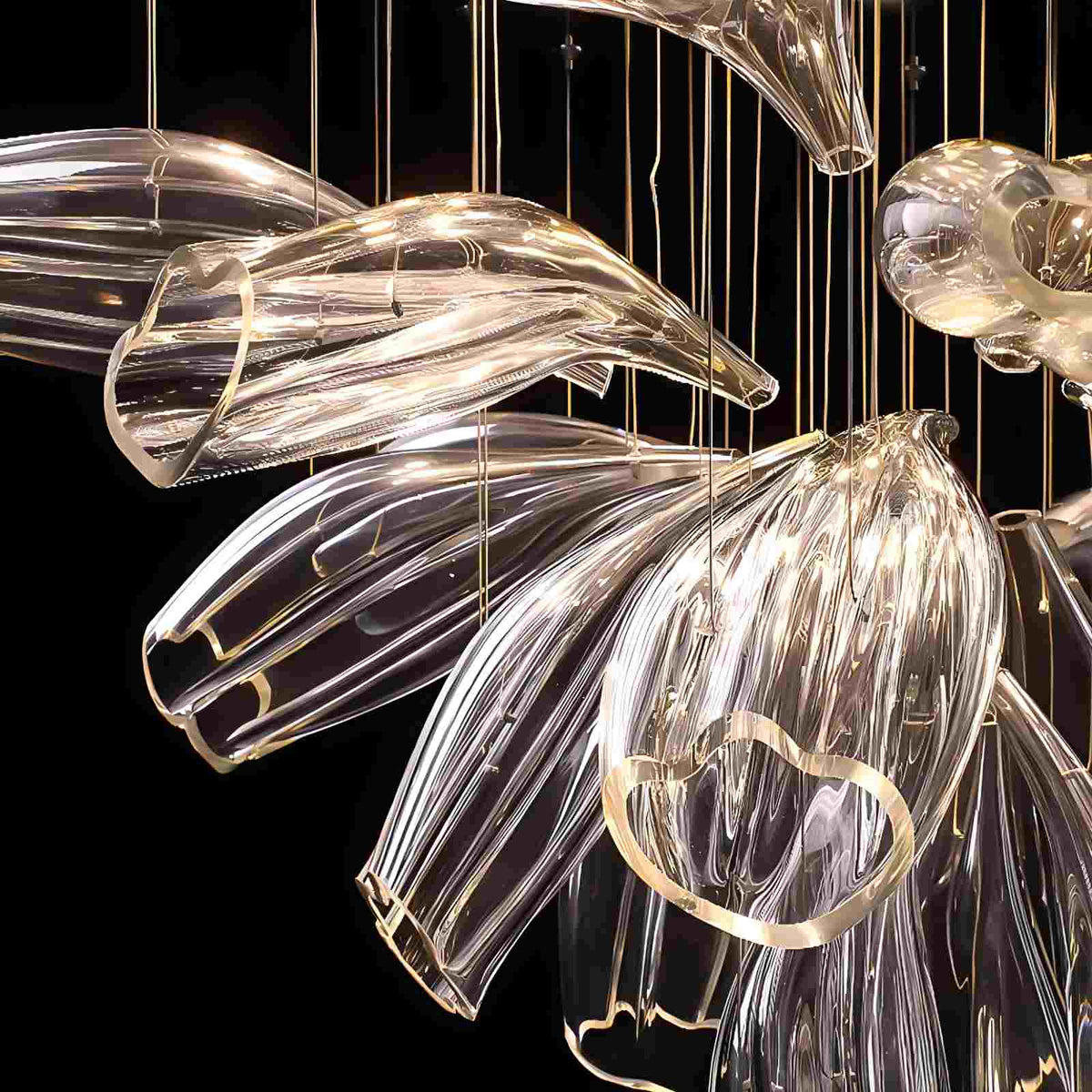 Italian Creative Bud Ceiling Chandelier – detail 13