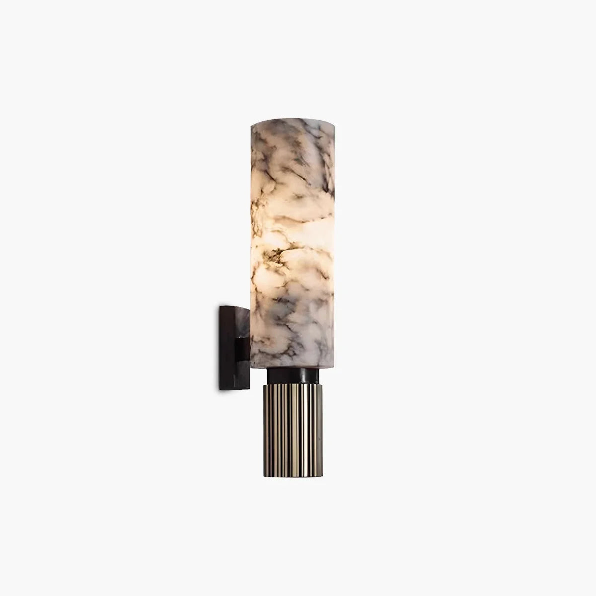 Creative Columnar Spanish Alabaster Decorative Wall Light