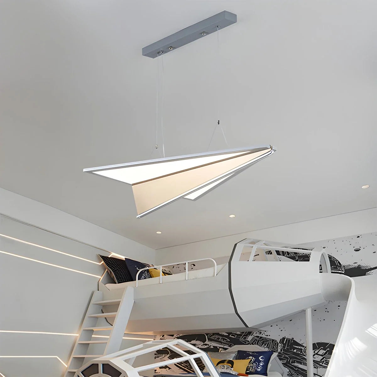 Creative Airplane Pendant Light for Kids' Rooms – detail 8