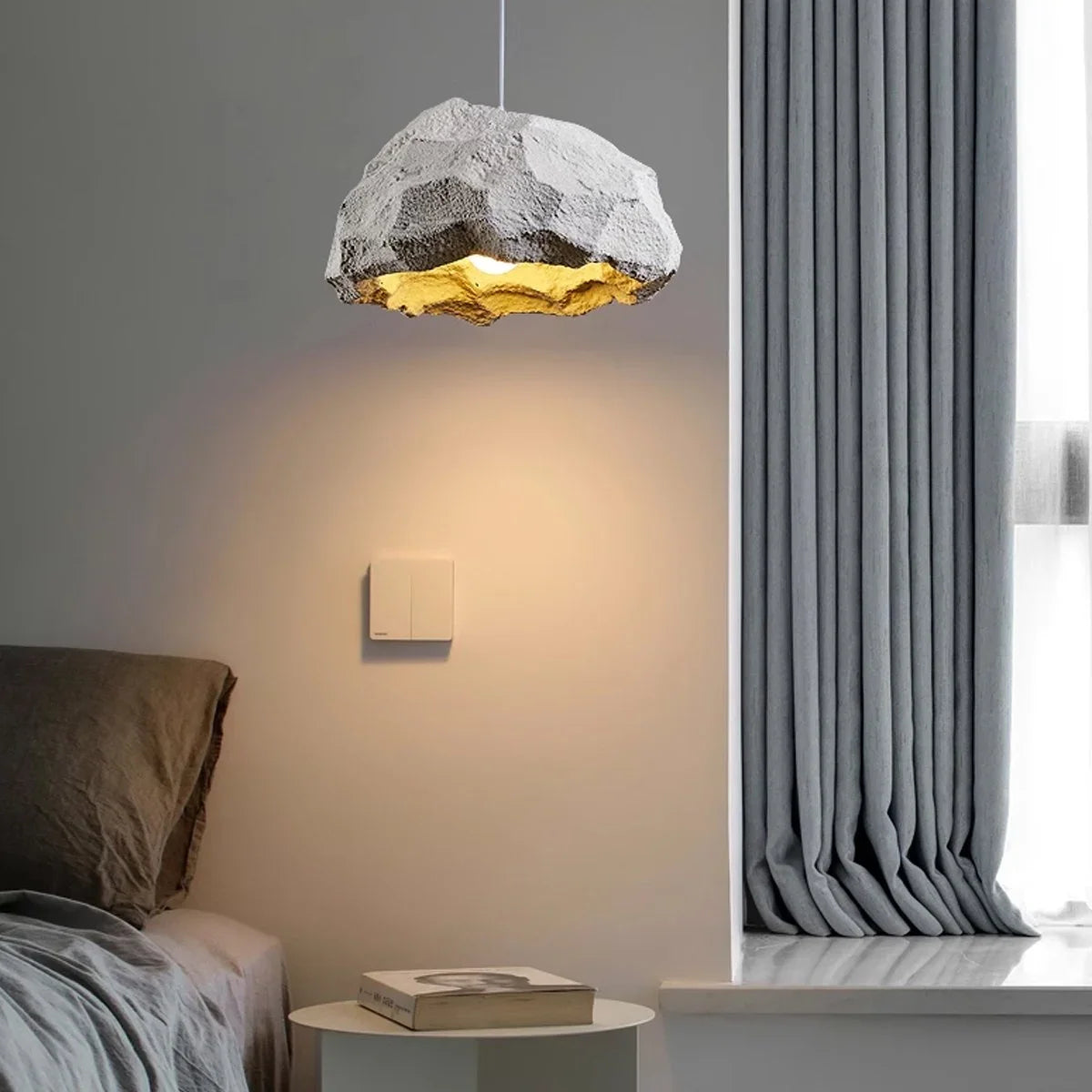 Creative Rock Shaped Pendant Light for Dining Room – detail 11