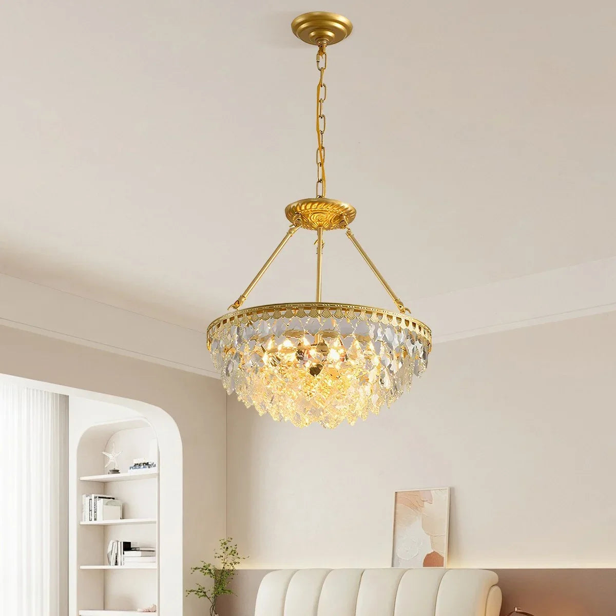 Crown Crystal Led Chandelier – Crystal detail 13