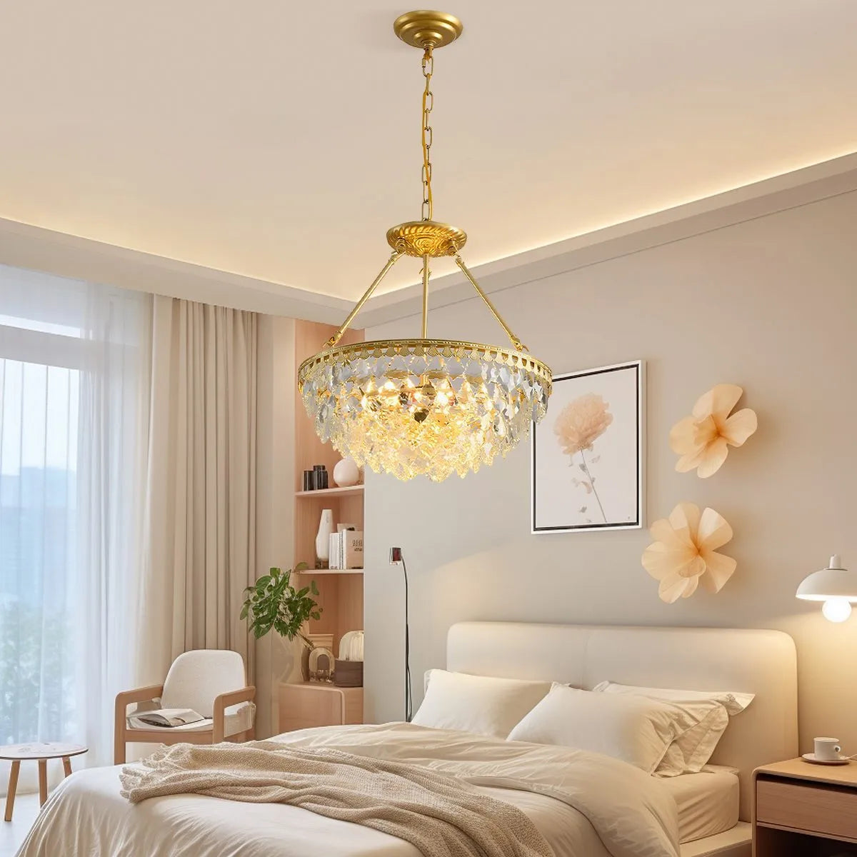 Crown Crystal Led Chandelier – Crystal detail 15