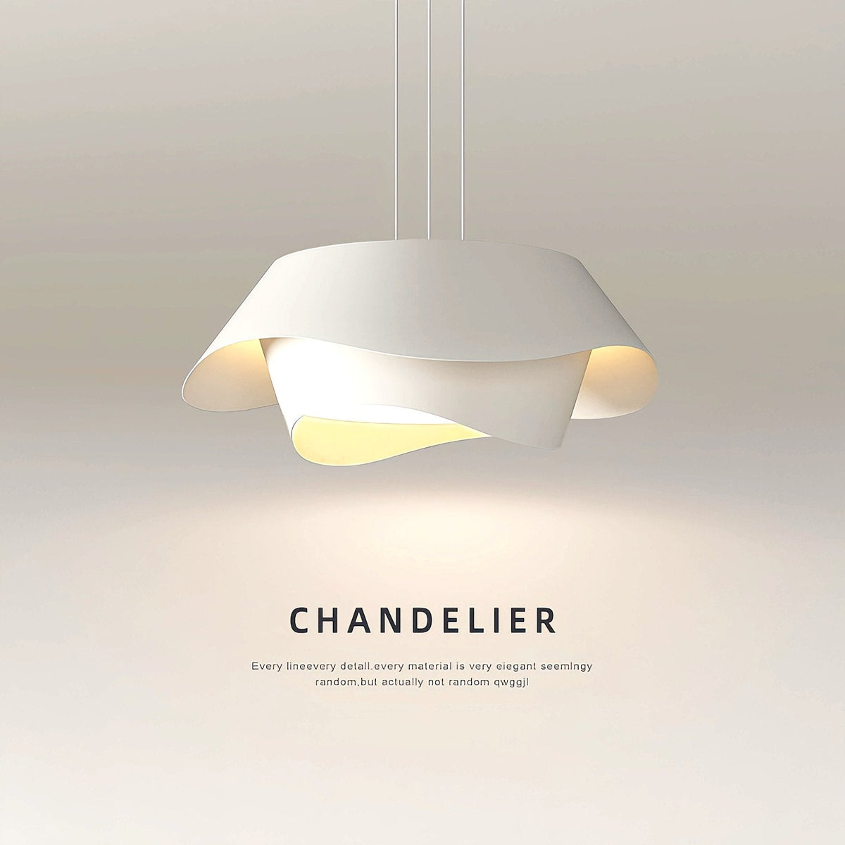 Flower Shaped Acrylic Pendant Light for Dining Room – Acrylic detail 8