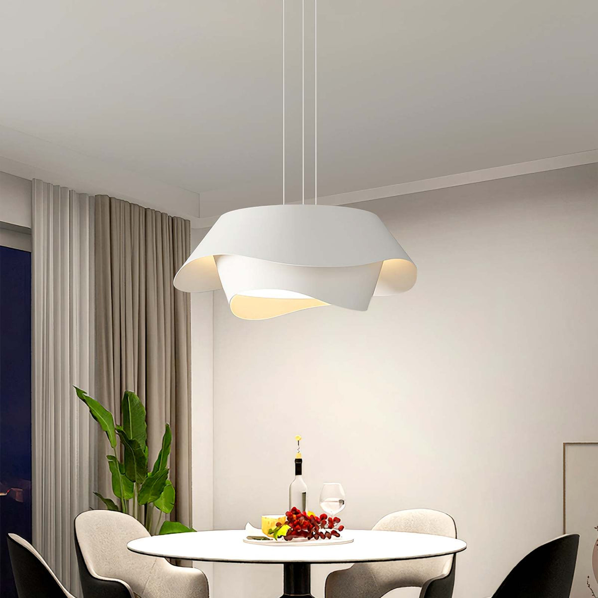 Flower Shaped Acrylic Pendant Light for Dining Room – Acrylic detail 2