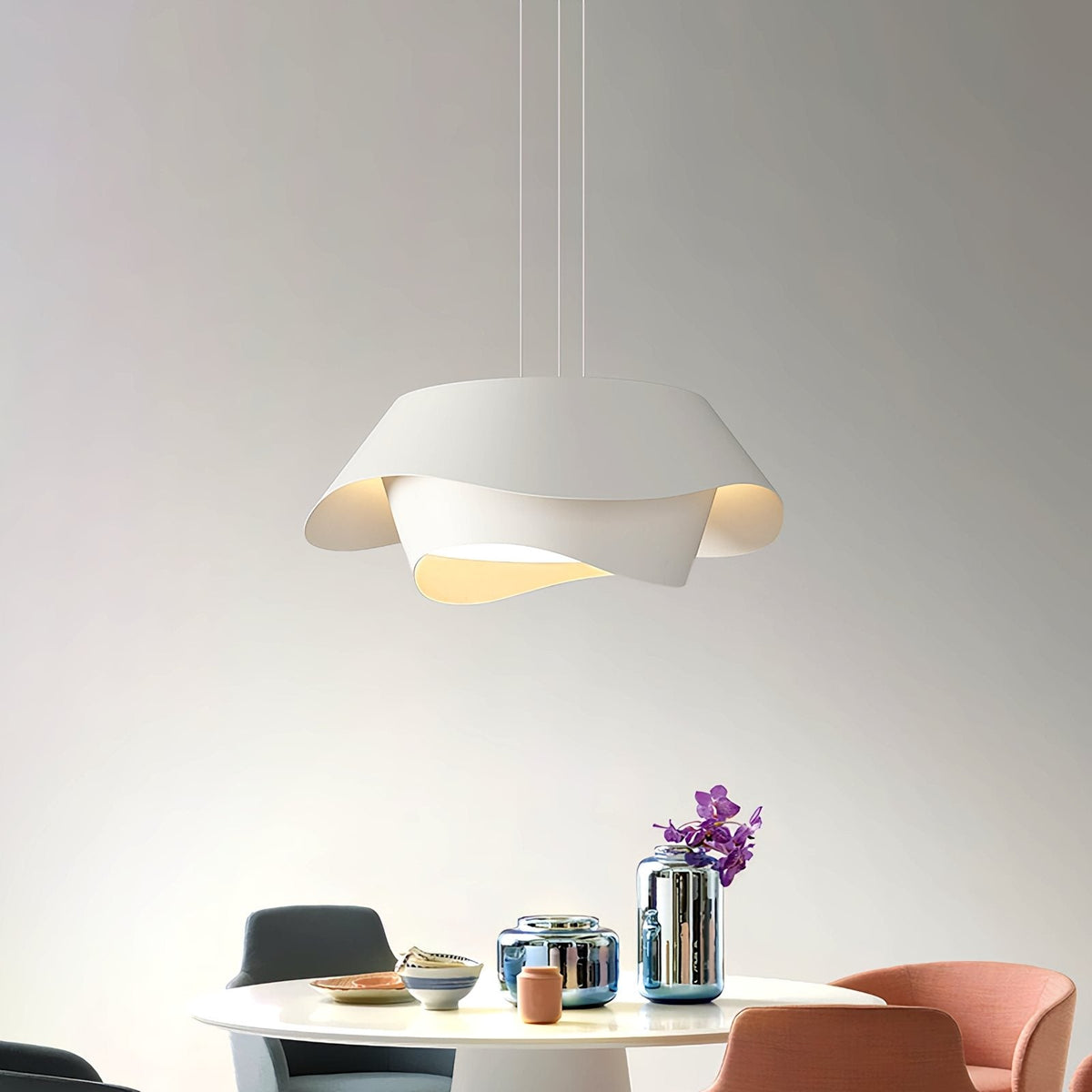 Flower Shaped Acrylic Pendant Light for Dining Room – Acrylic detail 9