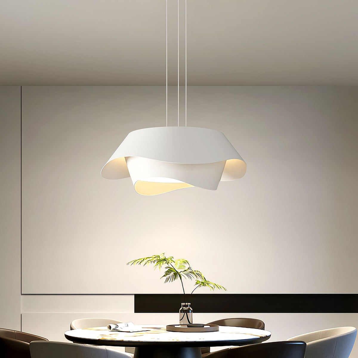 Flower Shaped Acrylic Pendant Light for Dining Room – Acrylic detail 10