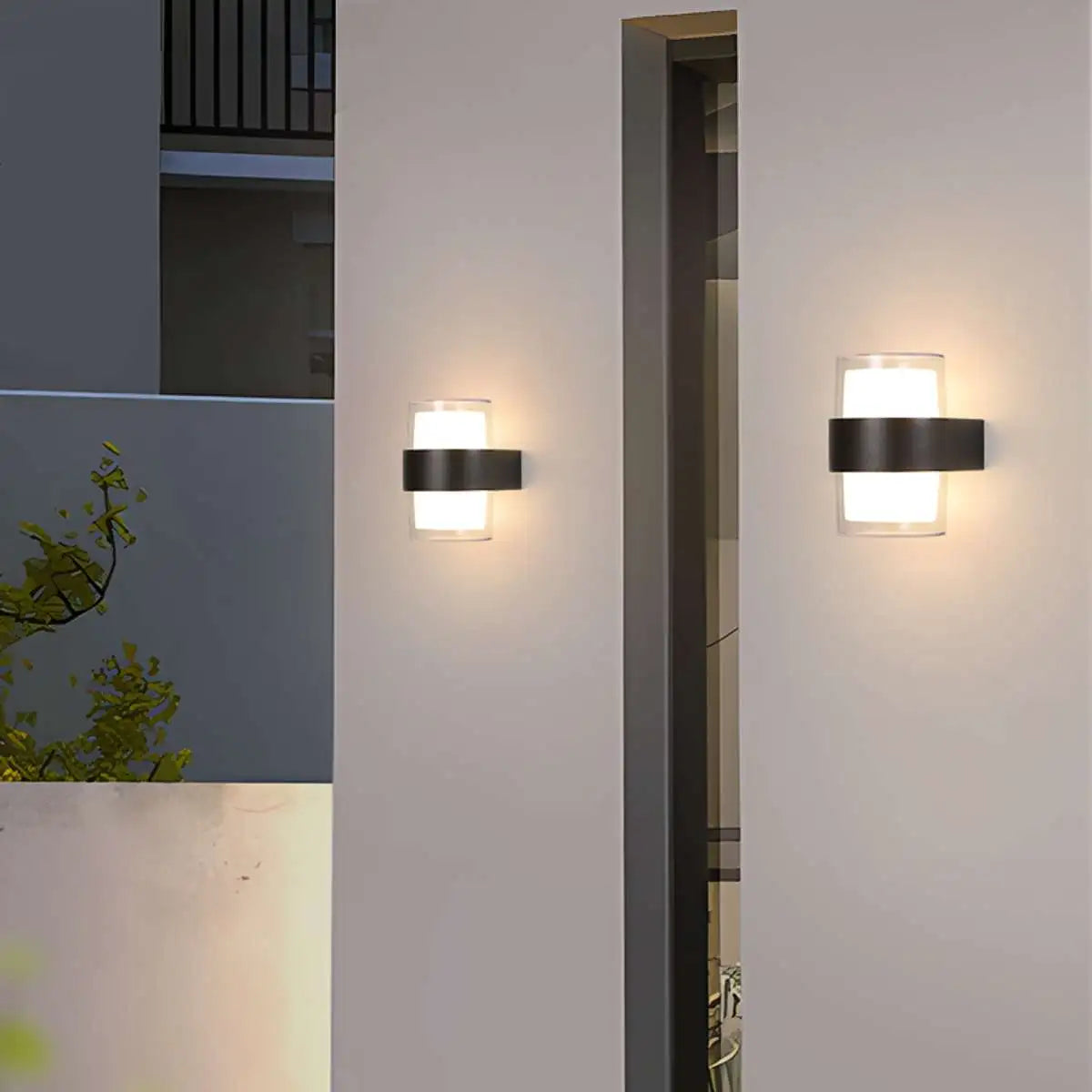 Lightning and Rainproof Columnar Outdoor Wall Light – detail 5
