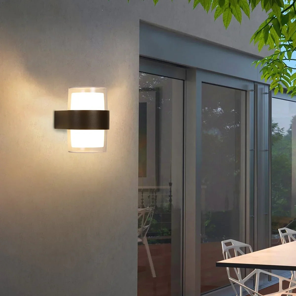 Lightning and Rainproof Columnar Outdoor Wall Light – detail 6