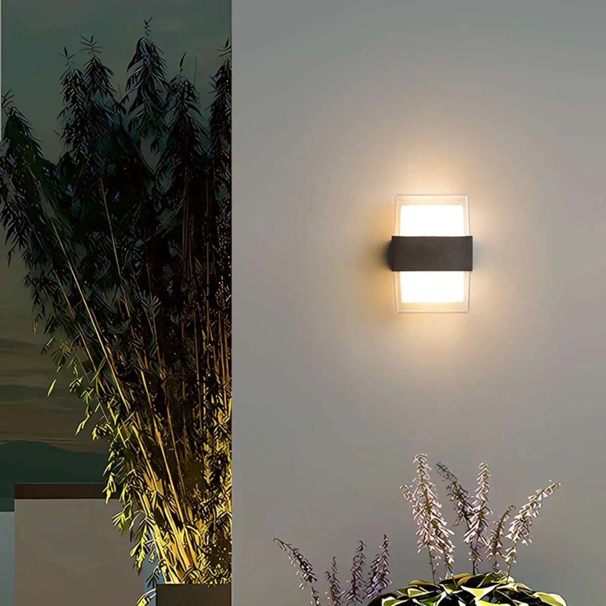 Lightning and Rainproof Columnar Outdoor Wall Light – detail 12