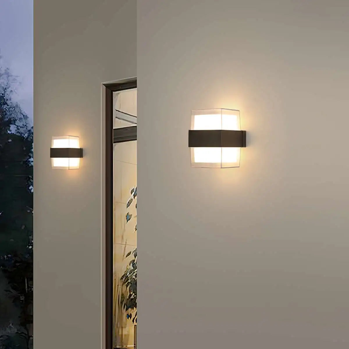 Lightning and Rainproof Columnar Outdoor Wall Light – detail 13