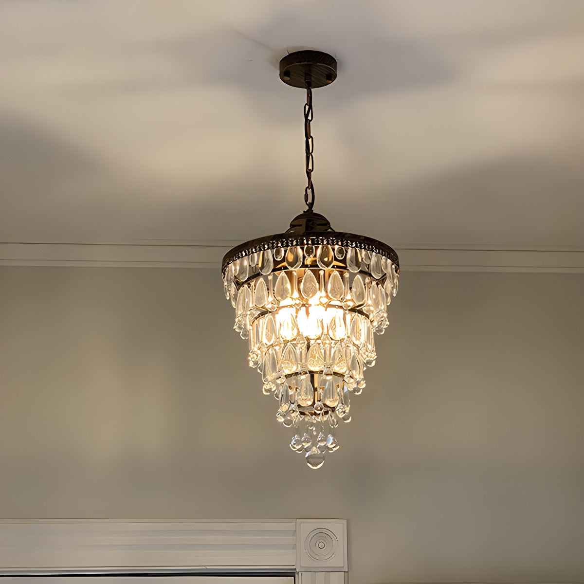 Droplet Crystal Chandelier for Dining Room – Crystal detail 7