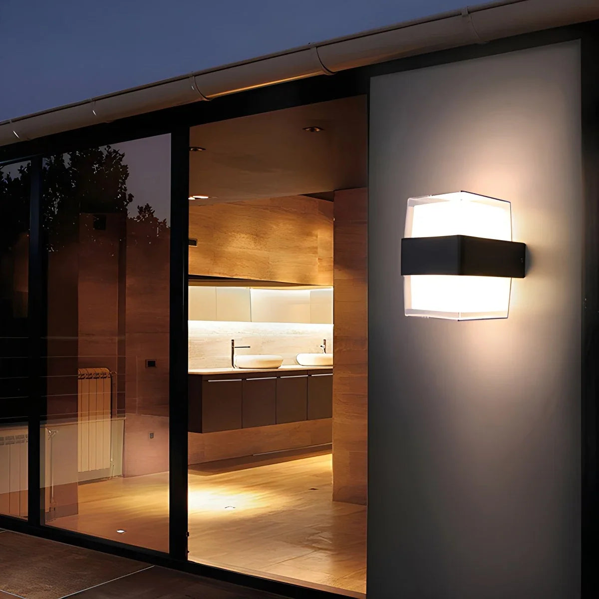 Lightning and Rainproof Columnar Outdoor Wall Light – detail 15