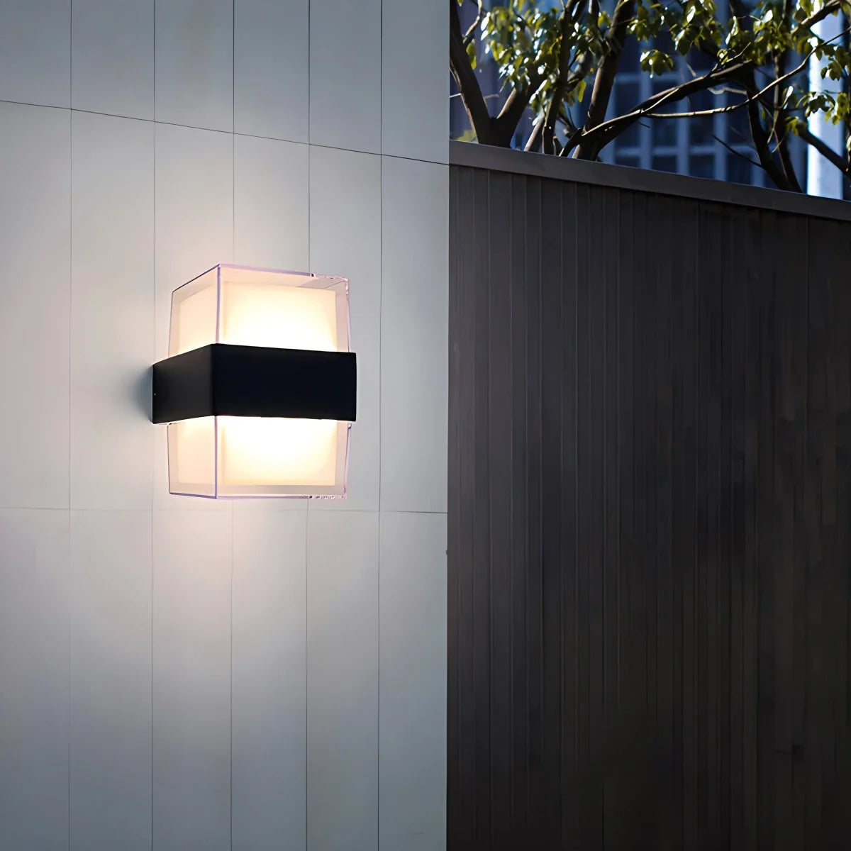 Lightning and Rainproof Columnar Outdoor Wall Light – detail 16