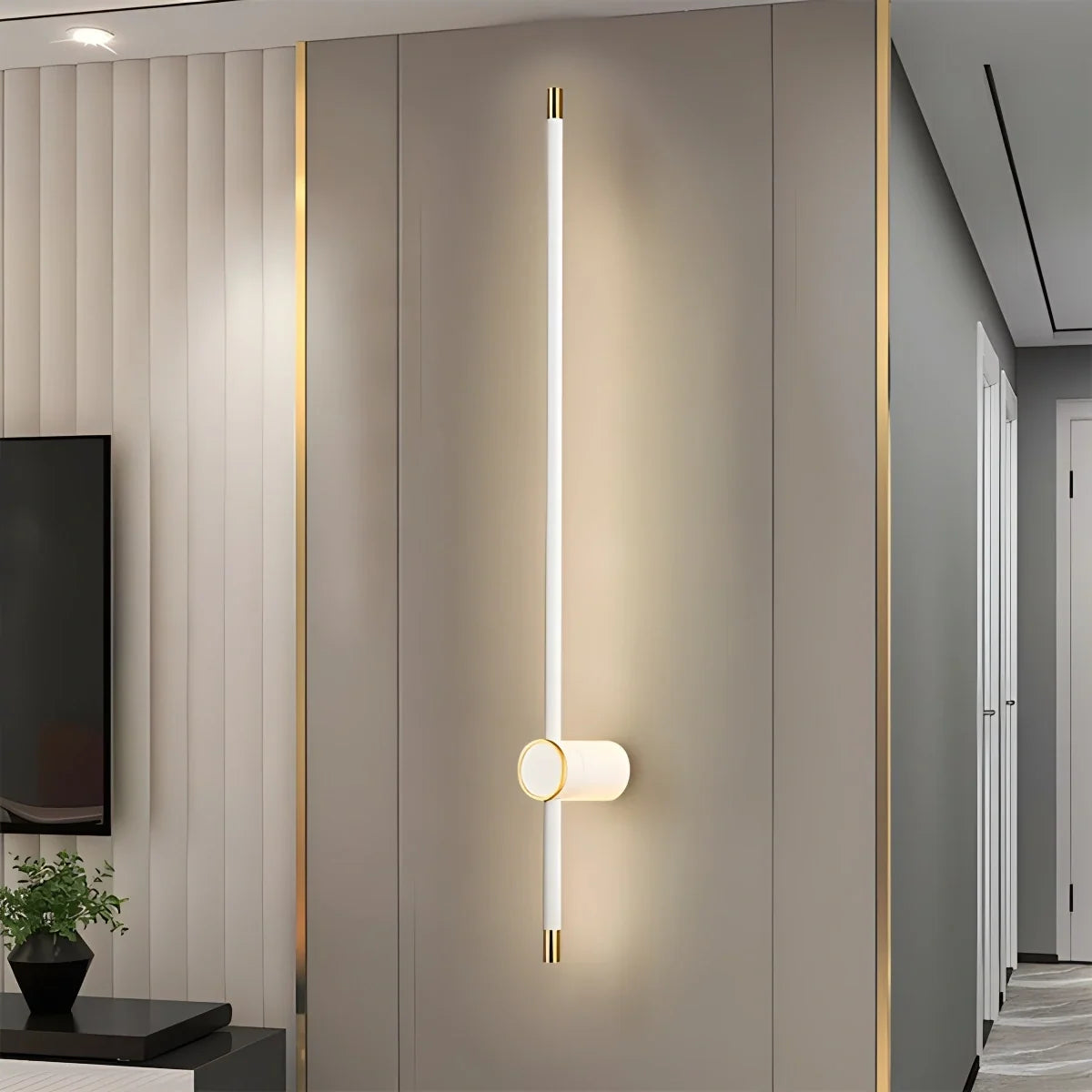 Long Roman Column Wall Lamp for Bedroom – detail 10
