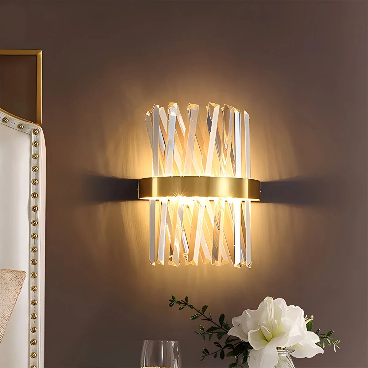 Crystal Glass Wall Sconce – Crystal detail 43