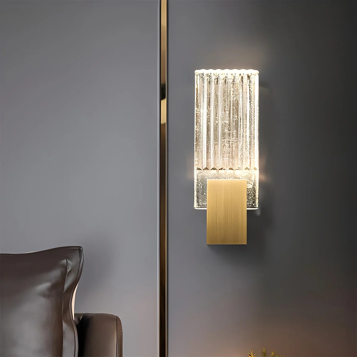 Crystal Glass Wall Sconce – Crystal detail 12